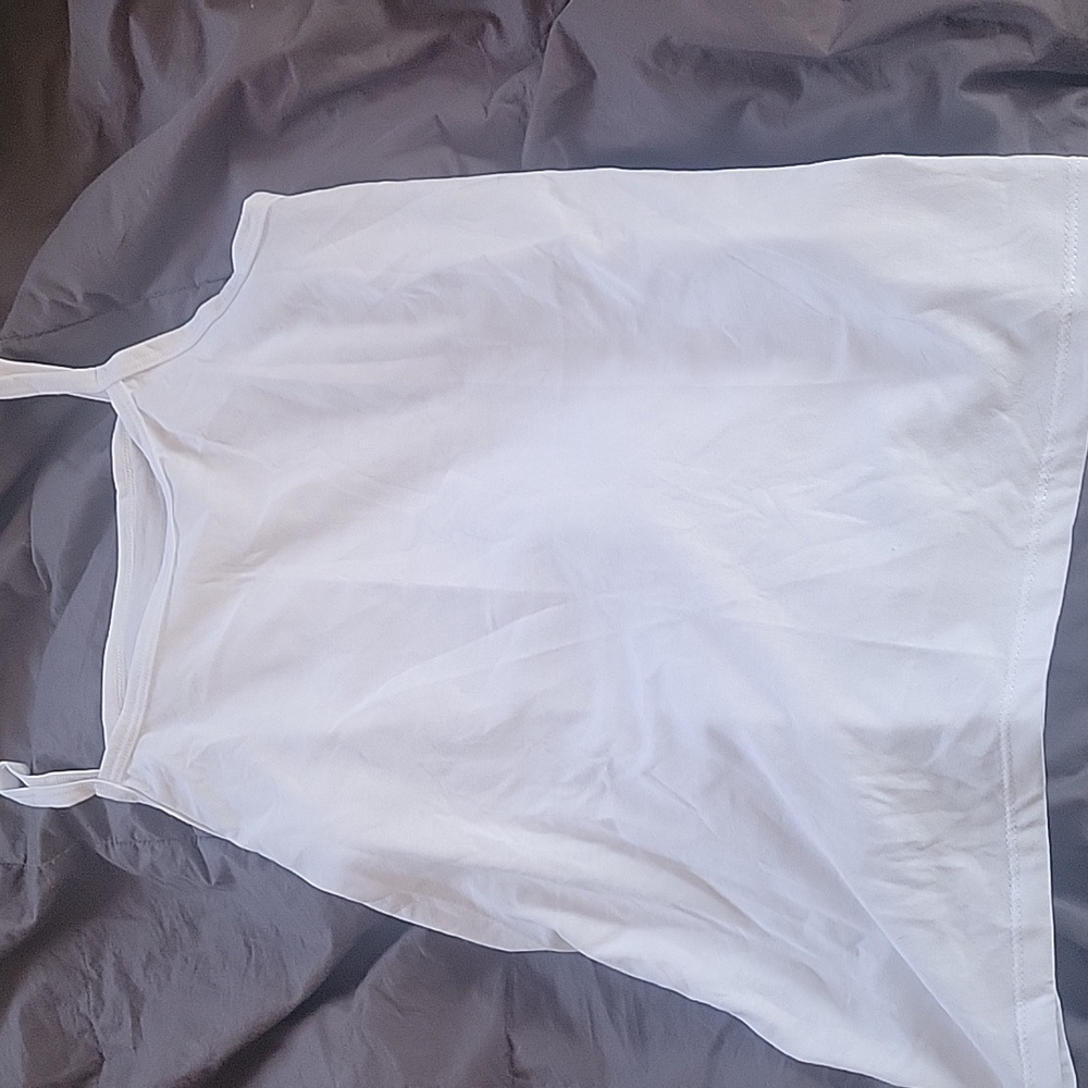 White tank top